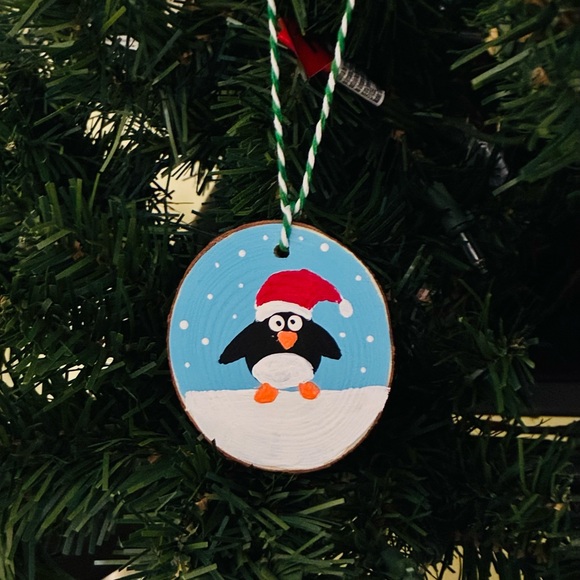 Hand Crafted Other - Penguin Christmas Ornament